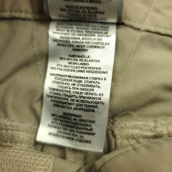 Columbia Womens 10 Silver‎ Ridge Cream Omni-Shade Capri Pants / Long Shorts - Picture 4 of 13